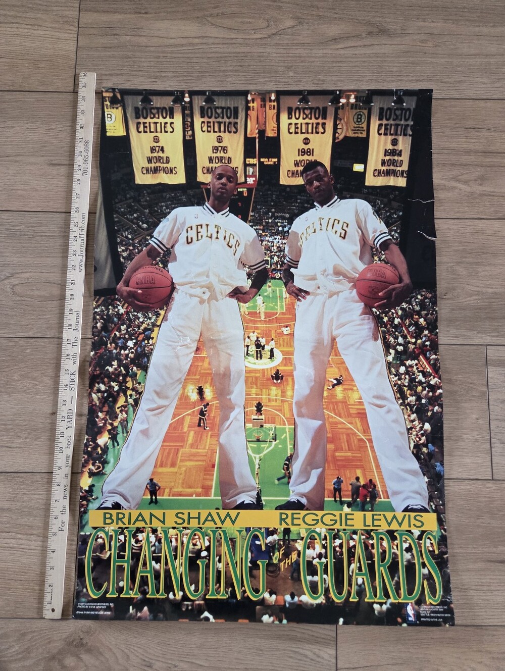 Boston Celtics 'Changing Of The Guards' Poster Brian Shaw & Reggie Lewis